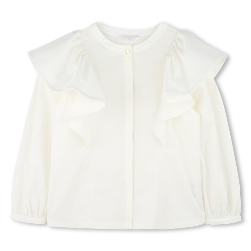 Blusa de cerimónia com folhos CHLOE 
                    GIRL