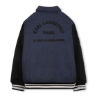 Jaqueta bomber de poli&eacute;ster KARL LAGERFELD KIDS 
                    BOY
