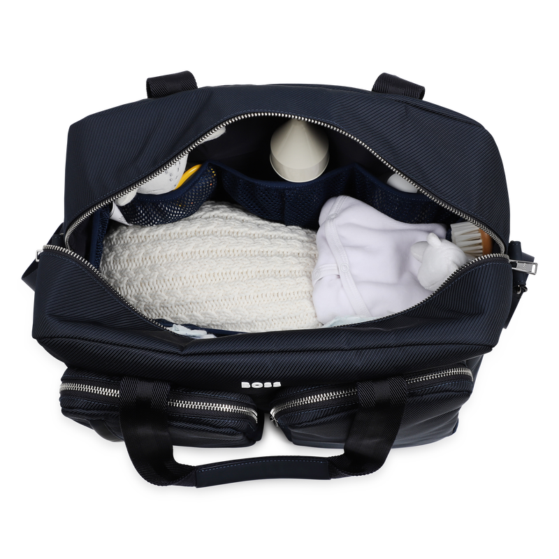 Saco muda-fraldas com fecho BOSS 
                        UNISEX