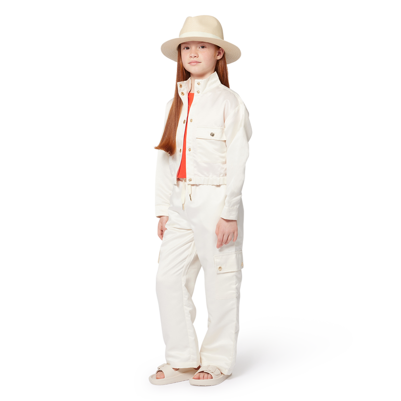 Cal&ccedil;as de cetim com bolsos MICHAEL KORS 
                        GIRL