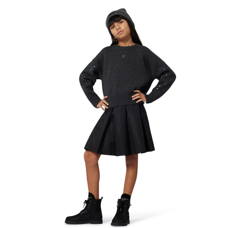 Saia at&eacute; o joelho DKNY 
                        GIRL