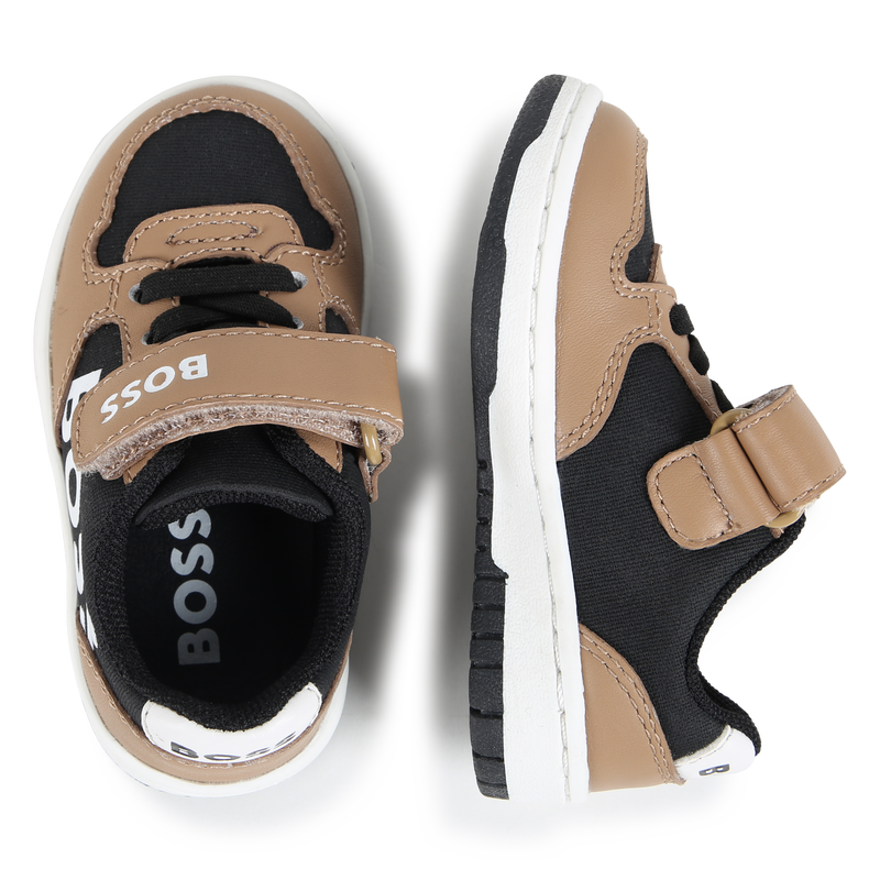 Sapatilhas atacadores e velcro BOSS 
                    BOY