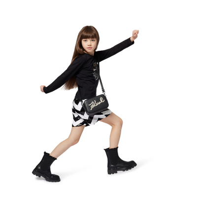 Calções em espinha de peixe KARL LAGERFELD KIDS GIRL