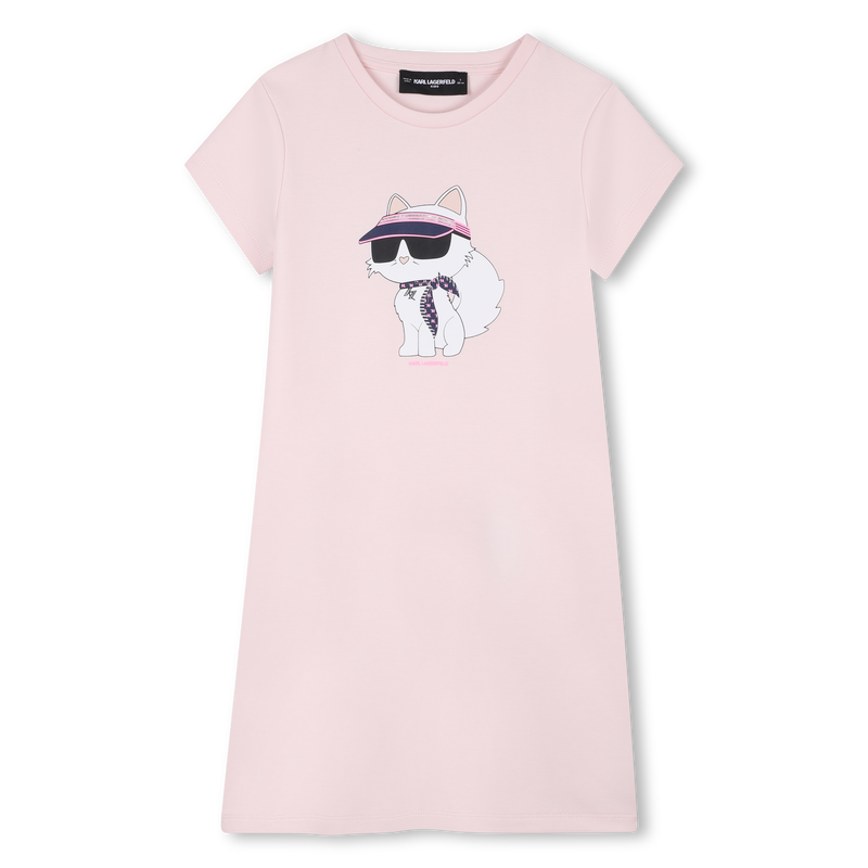 VESTIDO DE MANGA CURTA KARL LAGERFELD KIDS 
                        GIRL