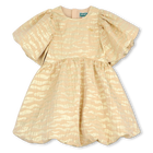 Vestido de cerim&ocirc;nia e scrunchie KENZO KIDS 
                    MENINA