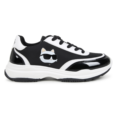 Sapatilhas com atacadores KARL LAGERFELD KIDS GIRL