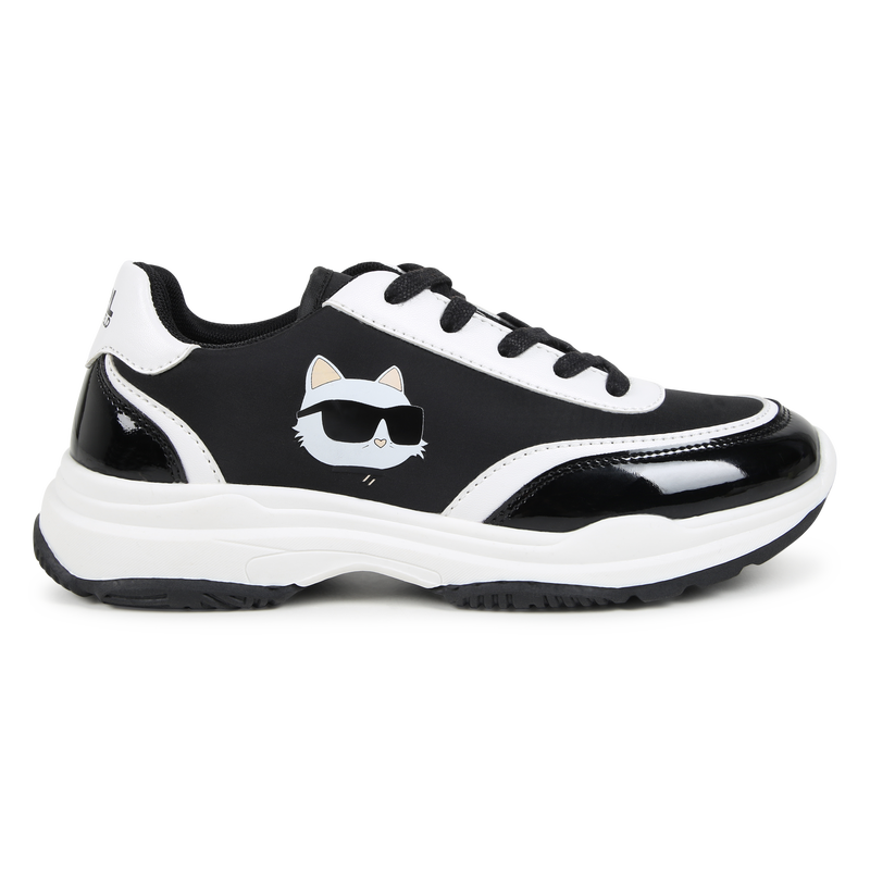 Sapatilhas com atacadores KARL LAGERFELD KIDS 
                        GIRL