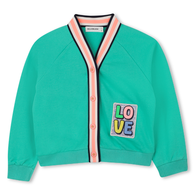 Cardigan com fecho de bot&atilde;o BILLIEBLUSH GIRL