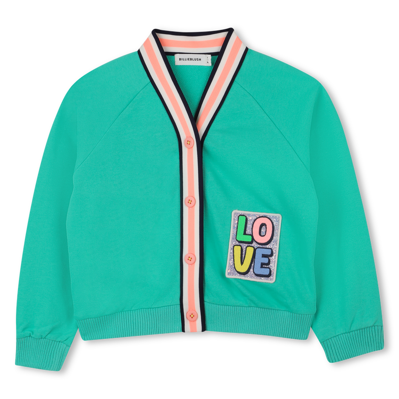 Cardigan com fecho de bot&atilde;o BILLIEBLUSH 
                        GIRL