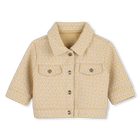 Conjunto de cardigan, camiseta e saia MICHAEL KORS 
                    MENINA