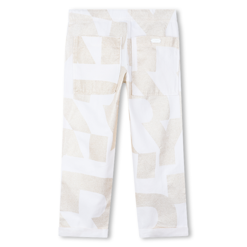 Cal&ccedil;as em algod&atilde;o e linho DKNY 
                        GIRL