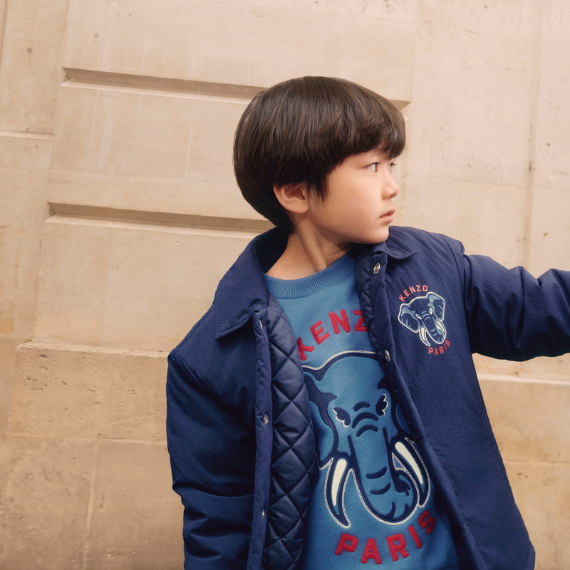 Casaco com bot&otilde;es de press&atilde;o KENZO KIDS 
                        BOY