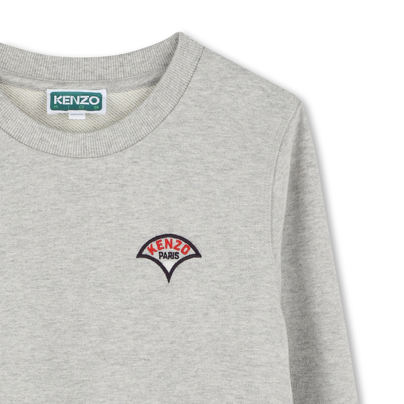 Sweatshirt de algod&atilde;o bordada KENZO KIDS 
                        BOY