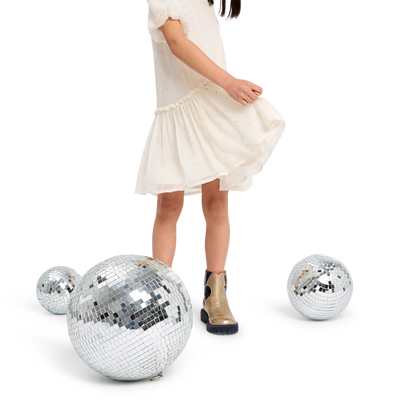 Vestido com forro de crepe BILLIEBLUSH GIRL