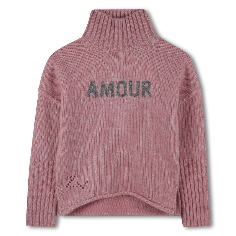 Camisola metálica com padrão jacquard ZADIG & VOLTAIRE 
                    GIRL