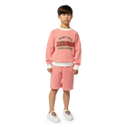 Bermudas de algod&atilde;o &agrave;s riscas KENZO KIDS 
                    BOY