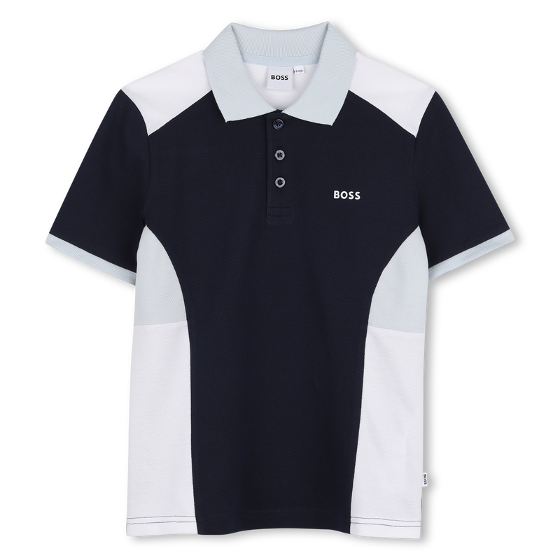 Camisa p&oacute;lo de manga curta BOSS 
                        BOY