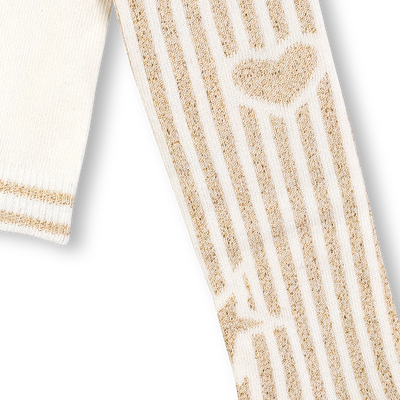 Meia-calça com glitter dourado BILLIEBLUSH GIRL