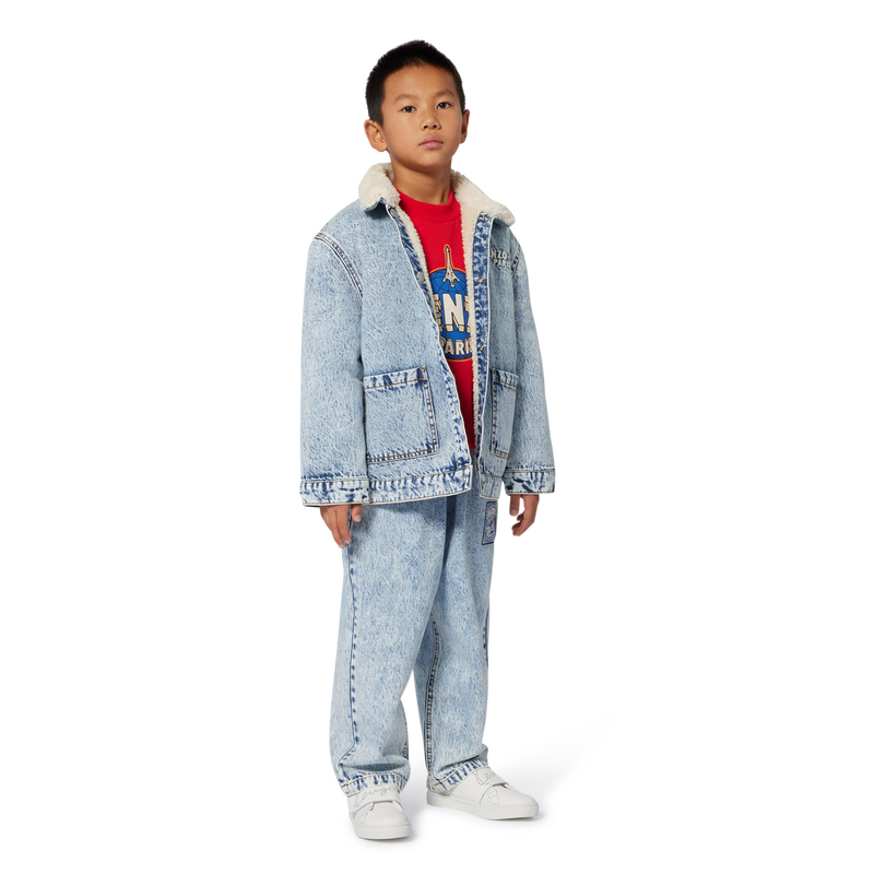 Jaqueta reversível com botões de pressão KENZO KIDS 
                    BOY