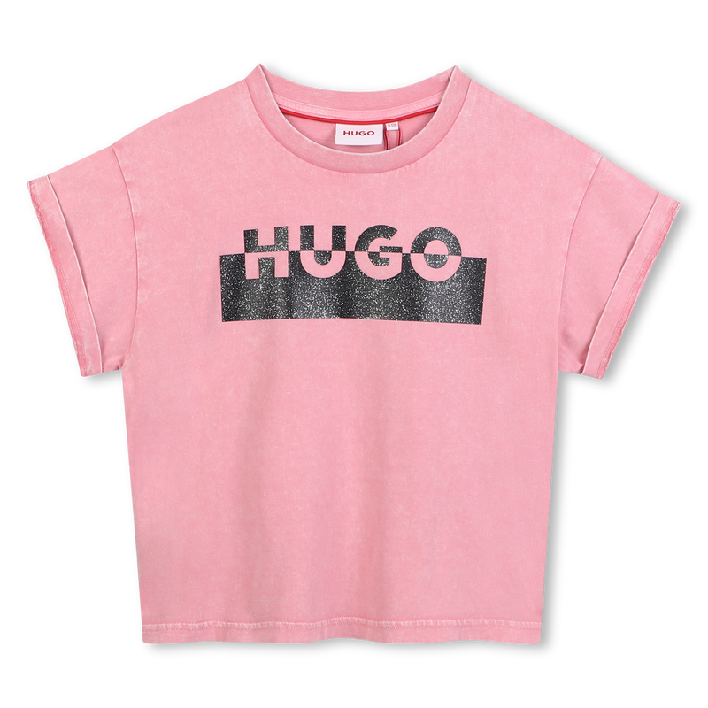 T-shirt de manga curta HUGO 
                    GIRL