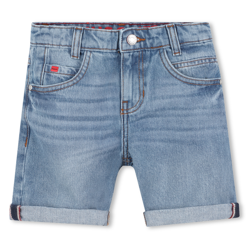 5-pocket denim Bermuda shorts HUGO 
                    BOY