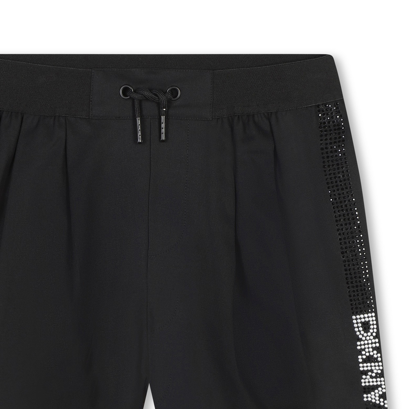 Cal&ccedil;&otilde;es de algod&atilde;o com strass DKNY 
                        GIRL