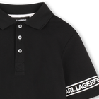 Camisa polo de manga curta KARL LAGERFELD KIDS 
                    BOY