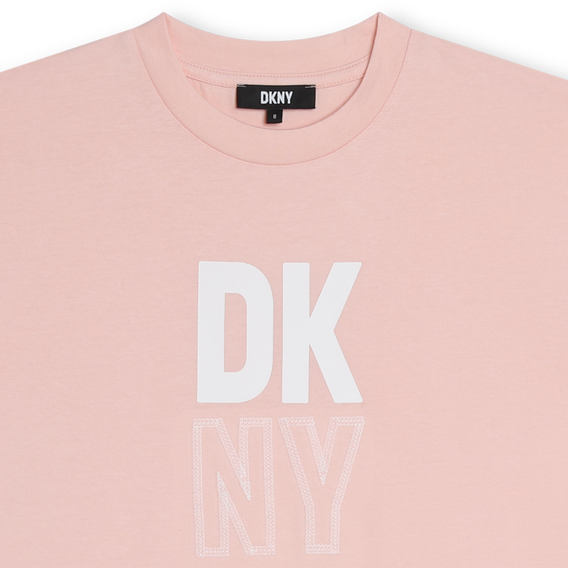 Vestido de manga curta DKNY 
                    GIRL