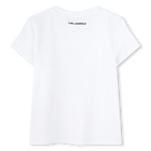 T-shirt de manga curta KARL LAGERFELD KIDS 
                    GIRL