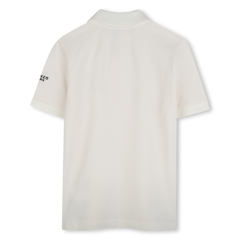 Polo manga curta de algod&atilde;o KENZO KIDS 
                        UNISEX
