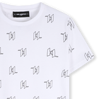 T-shirt de manga curta KARL LAGERFELD KIDS 
                    BOY
