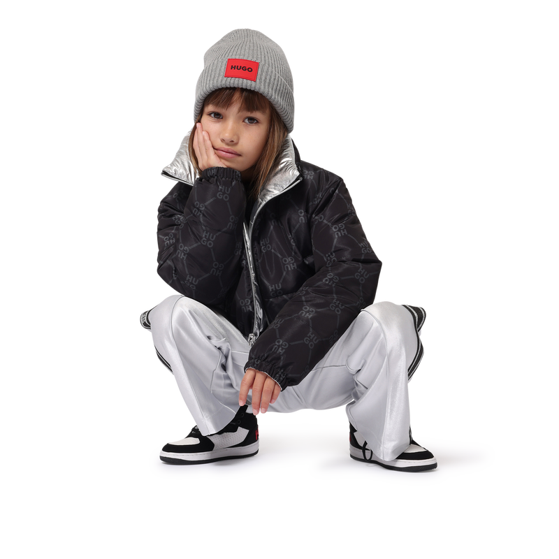 Gorro de malha de algodão HUGO 
                    UNISEX