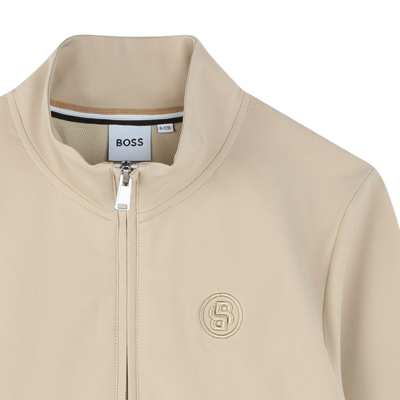 Sweatshirt com fecho lisa BOSS 
                        BOY