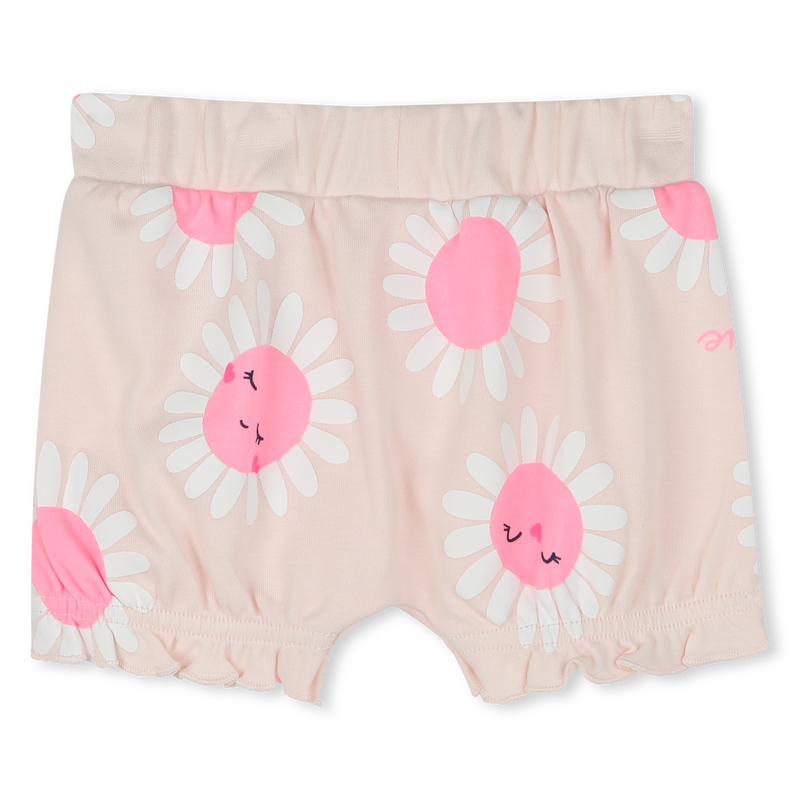 Cotton T-shirt and shorts BILLIEBLUSH 
                    GIRL