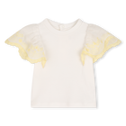 T-shirt manga bal&atilde;o CHLOE 
                    MENINA