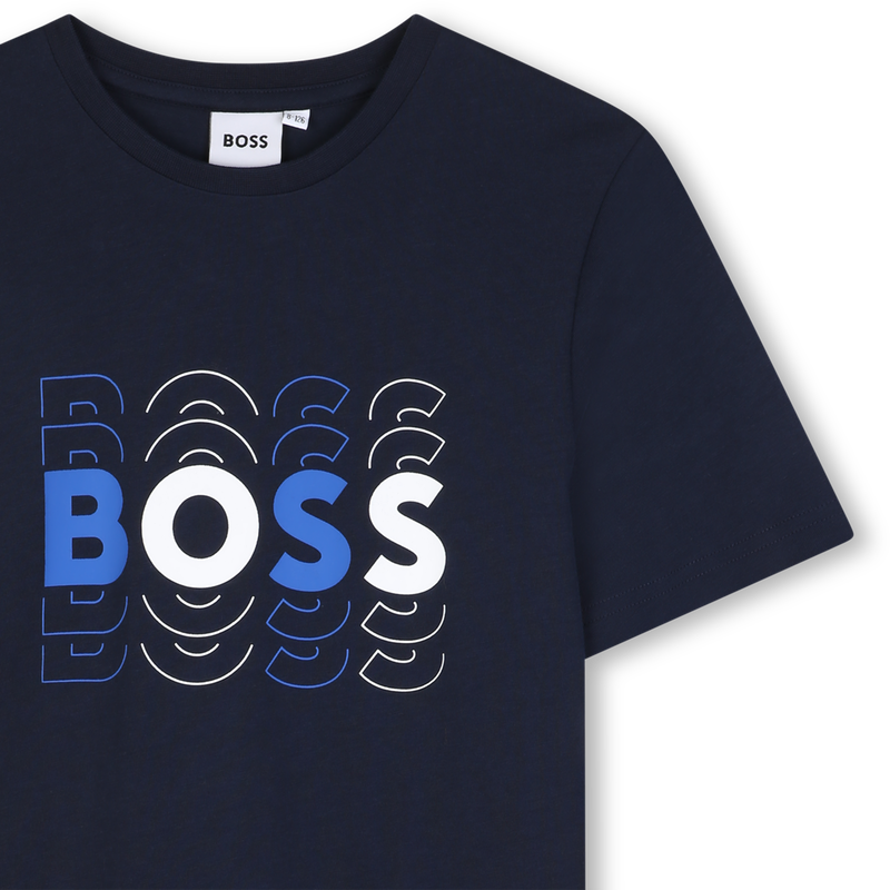 T-SHIRT + CONJUNTO BERMUDA BOSS 
                        BOY