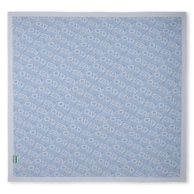 Manta jacquard de algod&atilde;o KENZO KIDS 
                        UNISEX