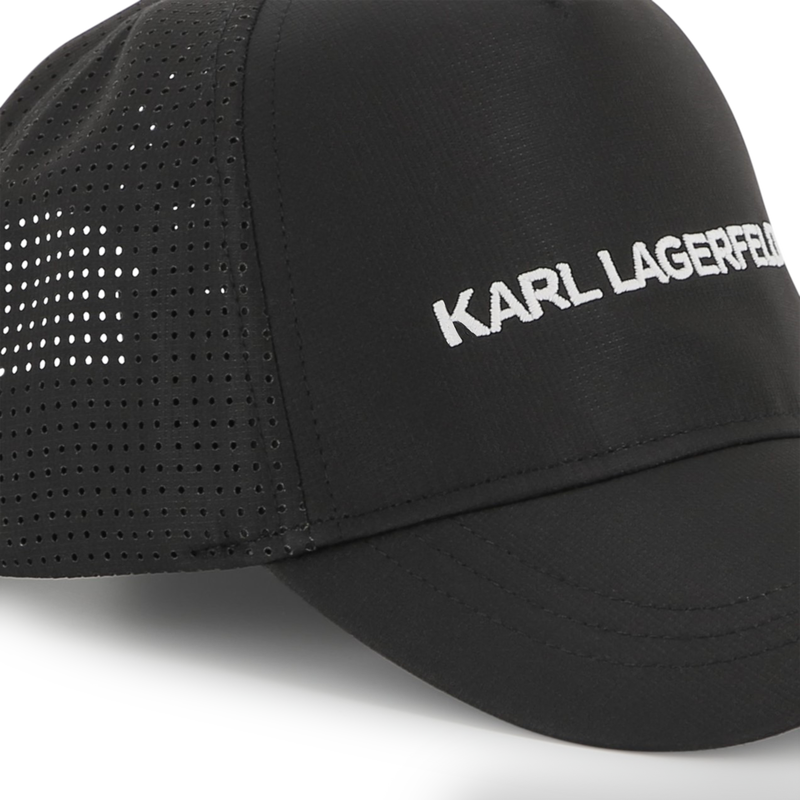 Bon&eacute; bordado ajust&aacute;vel KARL LAGERFELD KIDS 
                        BOY
