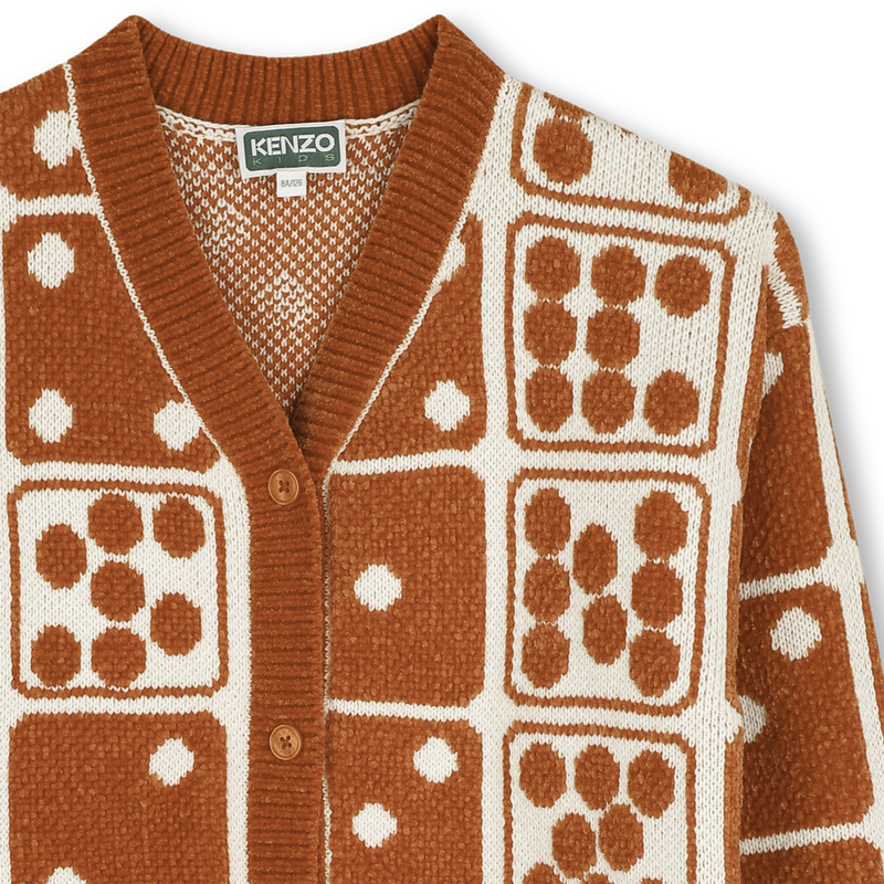 Cardigan de tric&ocirc; KENZO KIDS 
                        GIRL