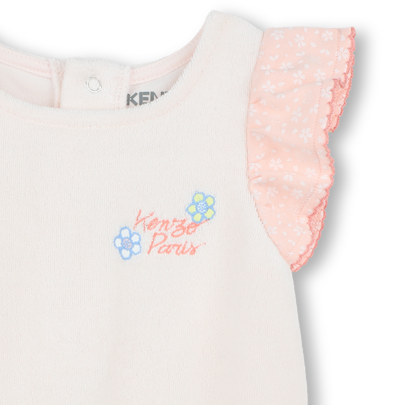 Macac&atilde;o curto em felpa KENZO KIDS 
                        GIRL