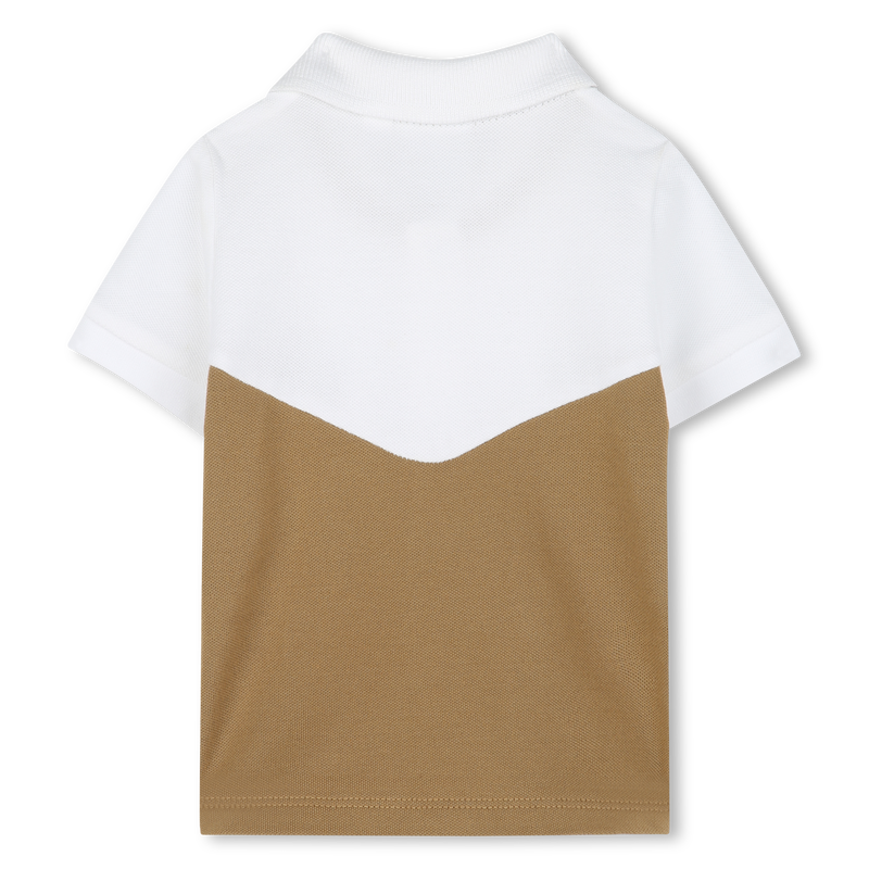 Polo com tran&ccedil;as nas mangas BOSS 
                        BOY