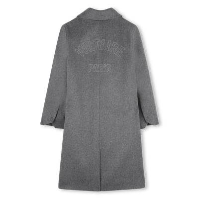 Casaco comprido de corte reto ZADIG & VOLTAIRE GIRL