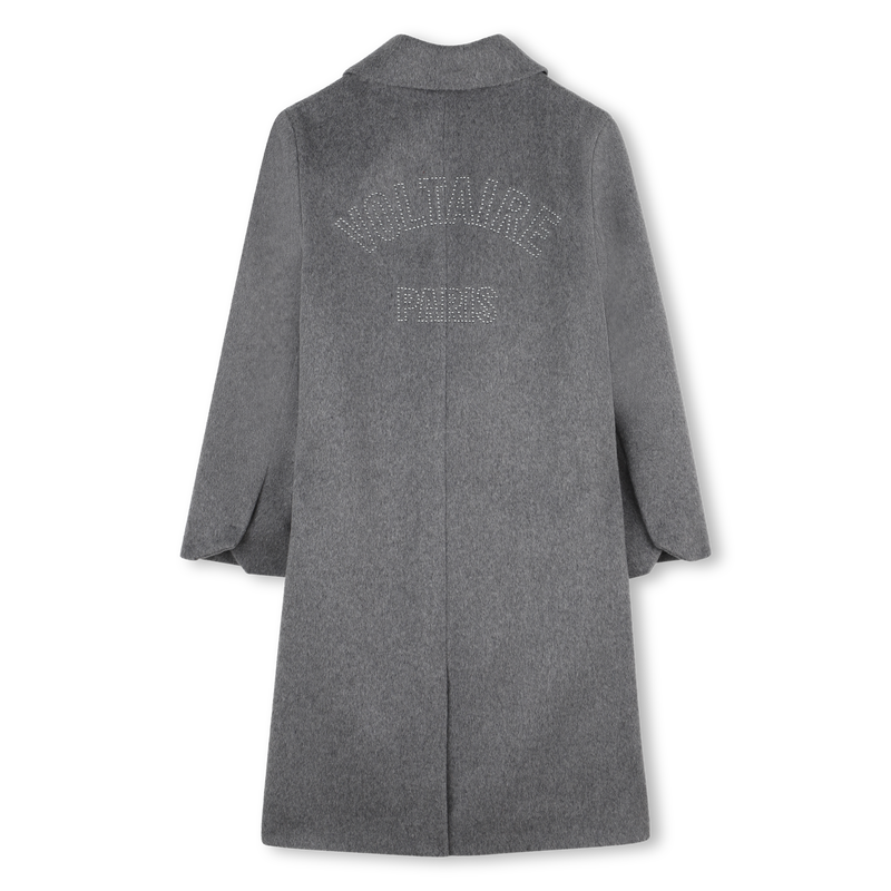 Casaco comprido de corte reto ZADIG & VOLTAIRE 
                    GIRL