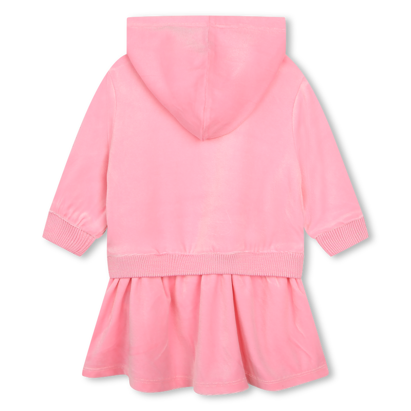 Velvet hoodie dress BILLIEBLUSH 
                    GIRL