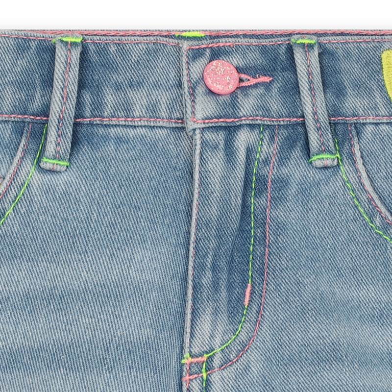 Calções de ganga bordados BILLIEBLUSH 
                    GIRL