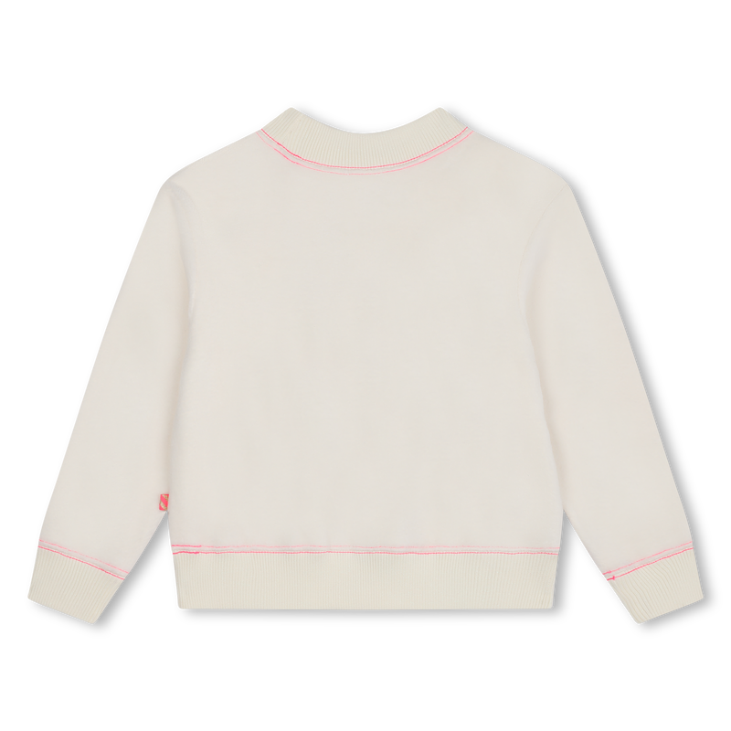 Sweatshirt em molet&atilde;o BILLIEBLUSH 
                        GIRL