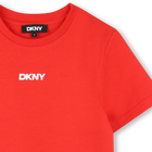 T-shirt de algod&atilde;o larga DKNY 
                    MENINO