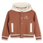 Cardigan  com capuz KIDS AROUND 
                    GIRL
