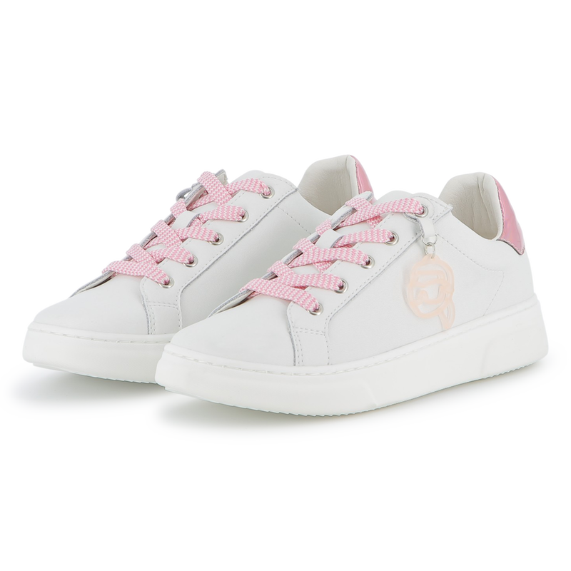Tênis de cano baixo com cadarço KARL LAGERFELD KIDS 
                    GIRL