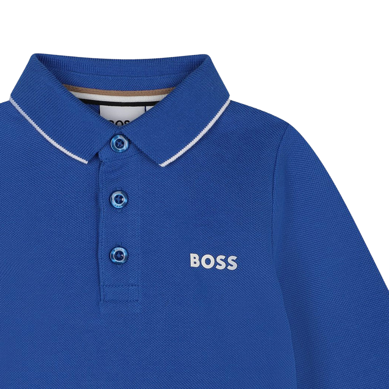 Polo de algod&atilde;o piqu&eacute; BOSS 
                        BOY